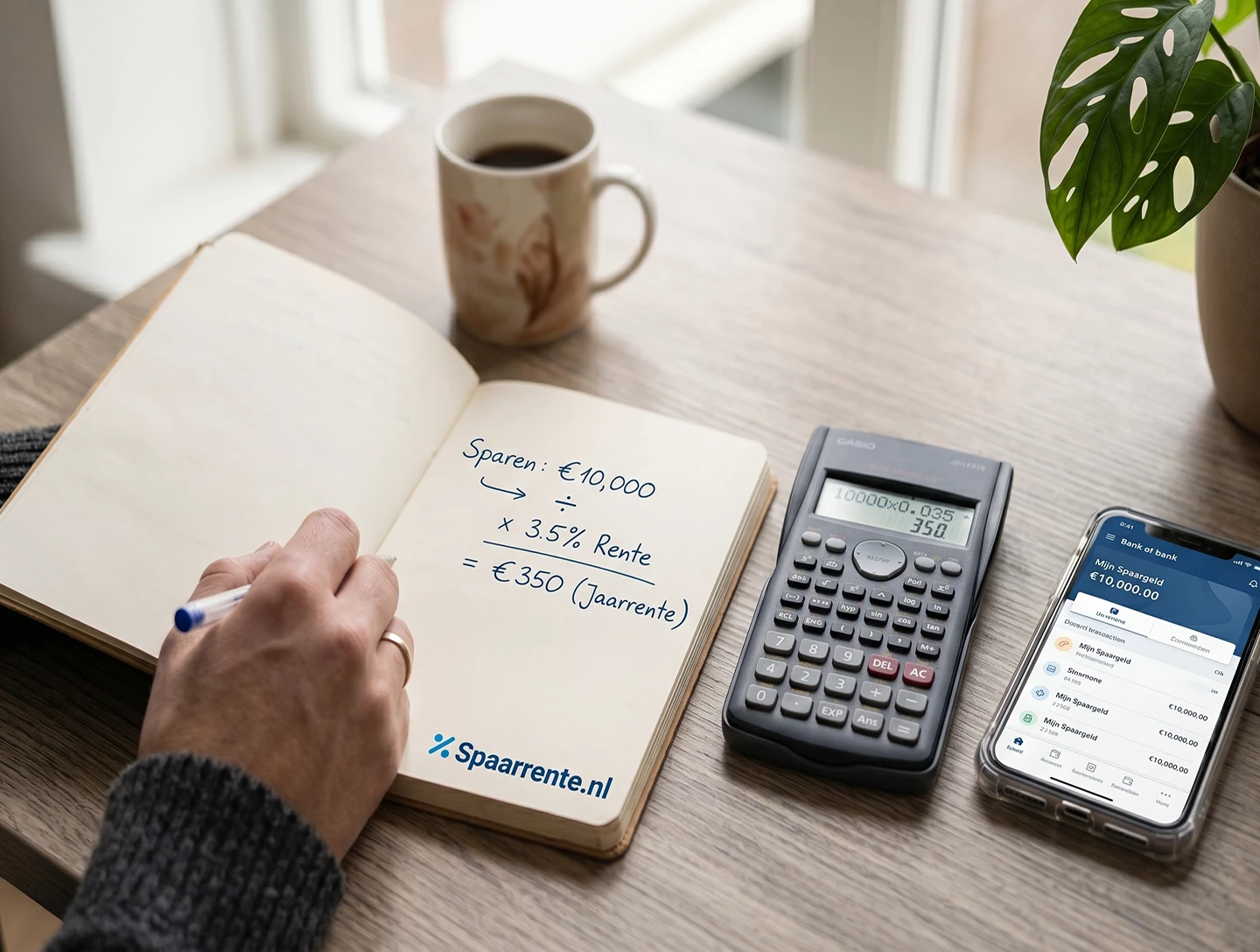 Spaarrente berekenen
